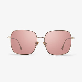 Gold Metal Square Sunglasses  | KOALAEYE