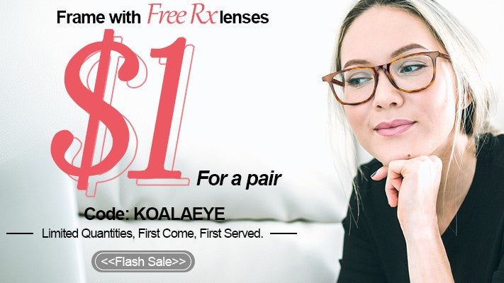 Discount Eyeglasses Online | $1 Glasses | KOALAEYE
