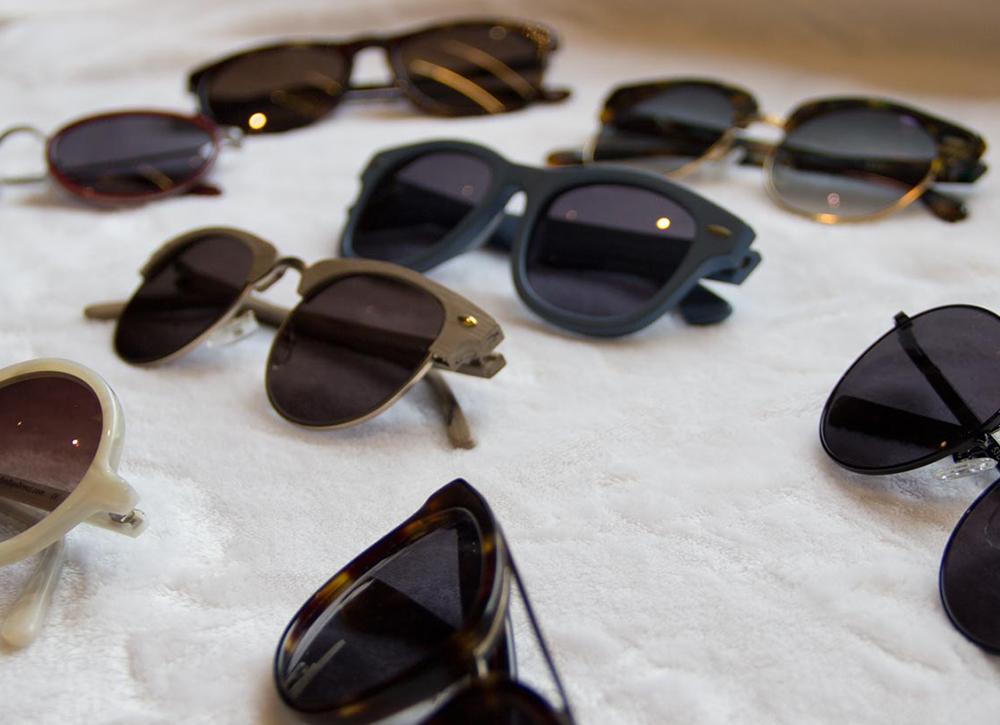 How can I know whether to wear brown or black sunglasses