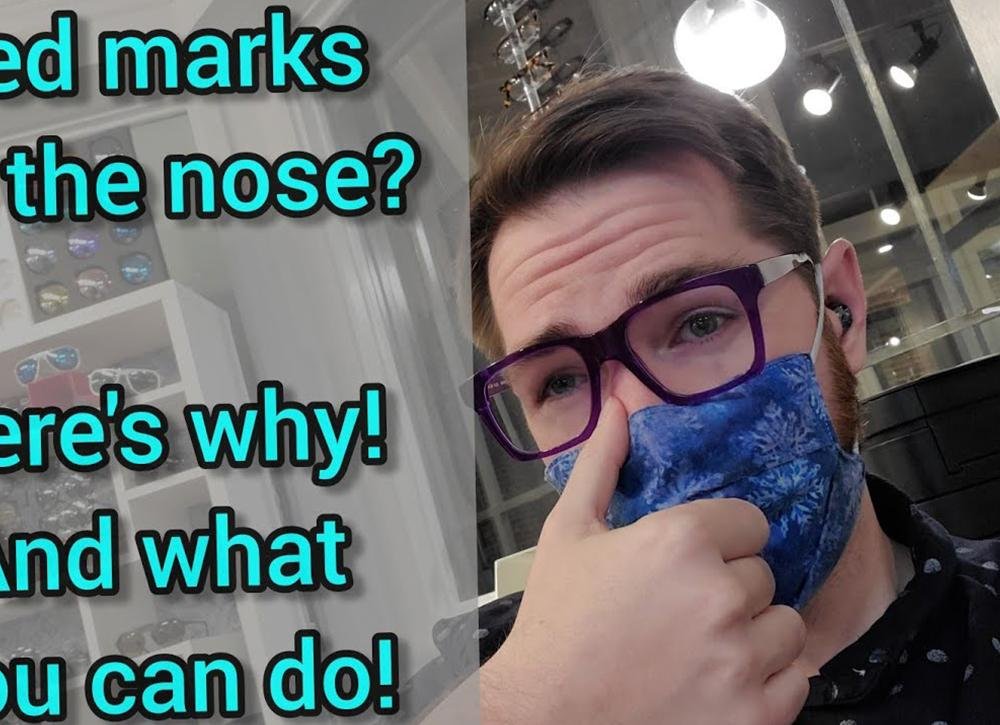 How do I stop getting marks on my nose from glasses