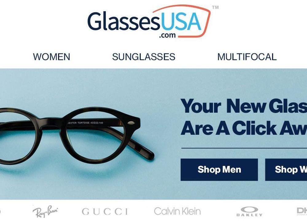 How about glasses from GlassesUSA?