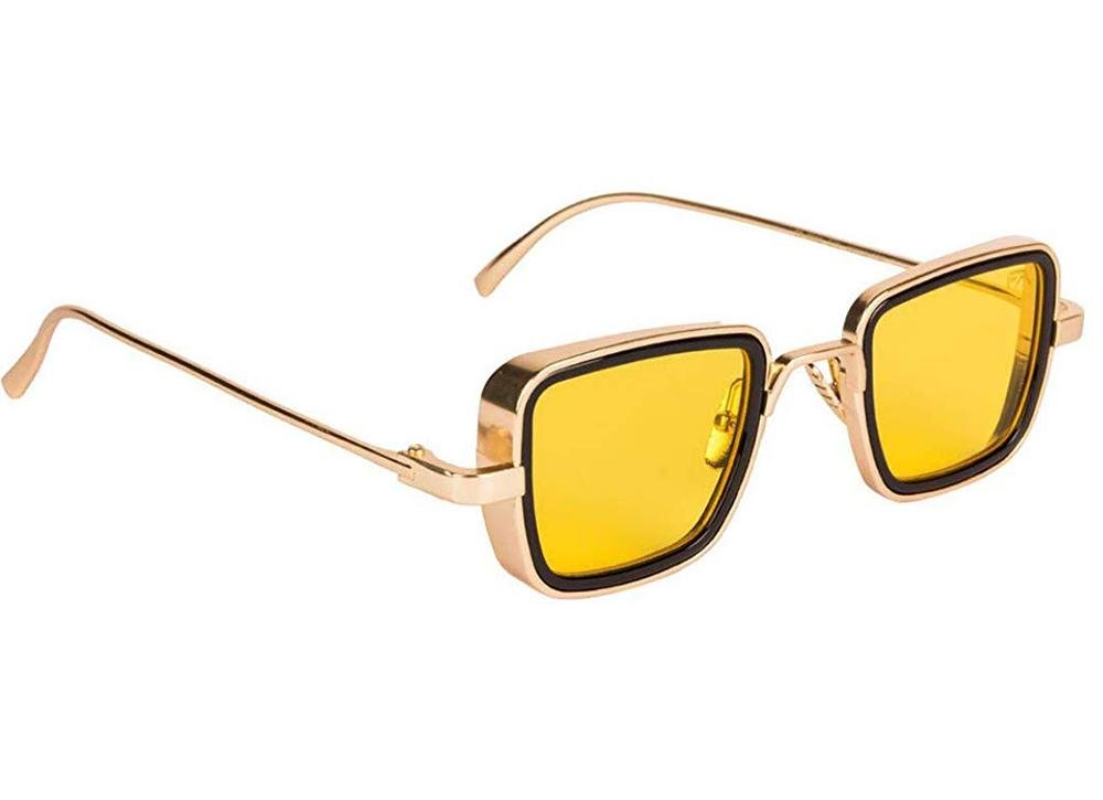 How about golden sunglasses?