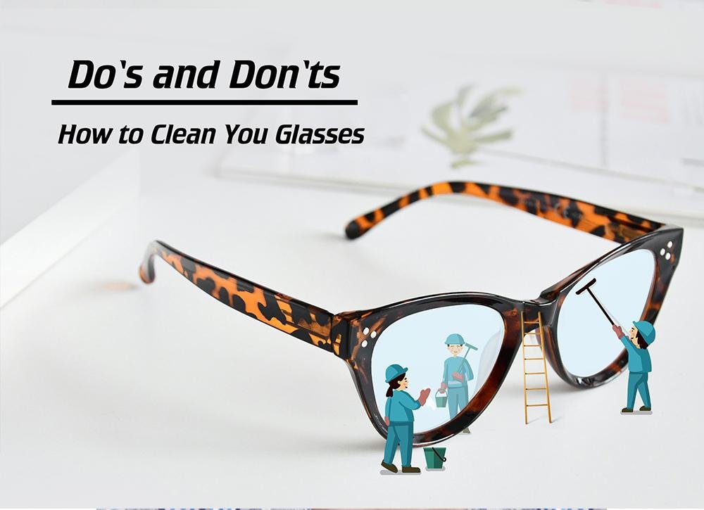 How should you maintain glasses?
