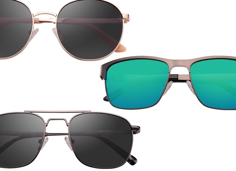 What are the suggested 6 cool sunglasses styles for summer 2021