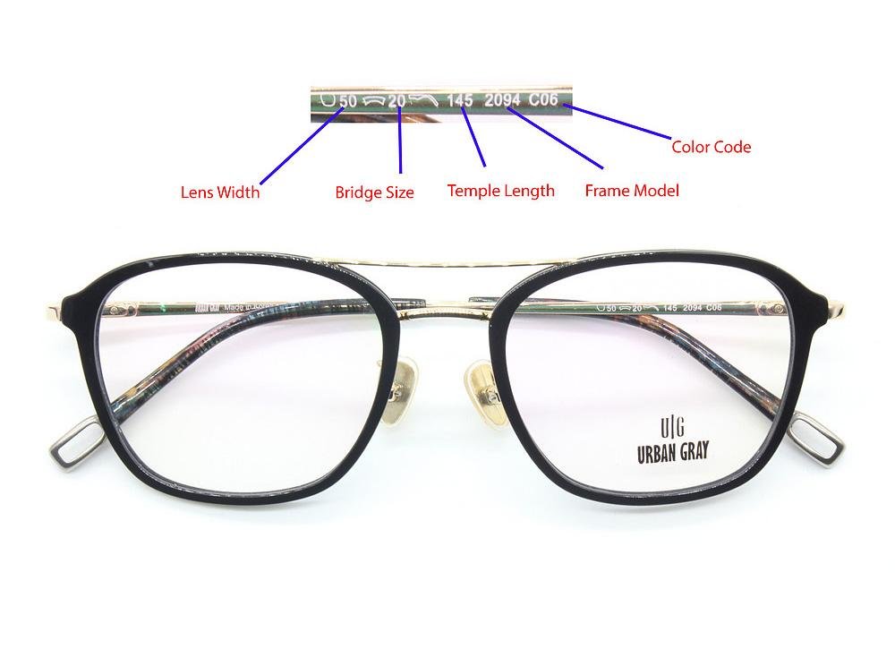 What Do Glasses Sizes Mean - KOALAEYE OPTICAL