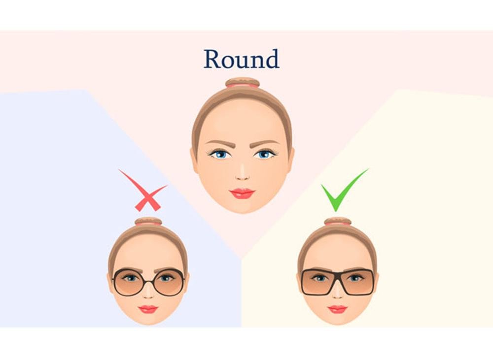 What face shape do round glasses suit