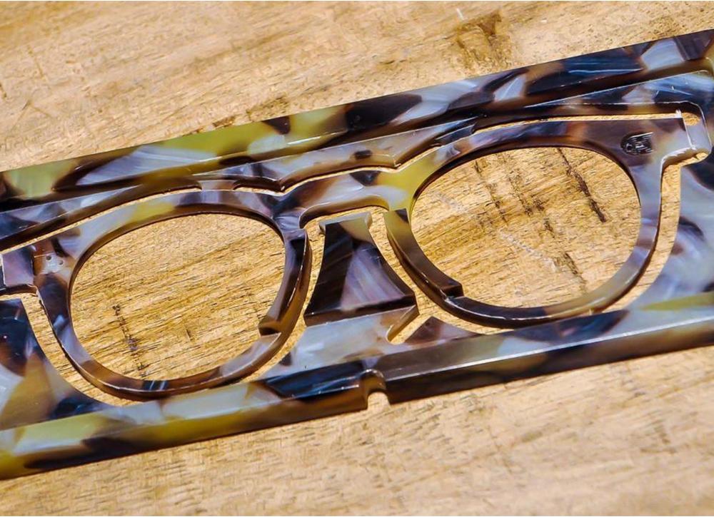 What is the difference between cellulose acetate and acrylic in manufacturing sunglasses frames