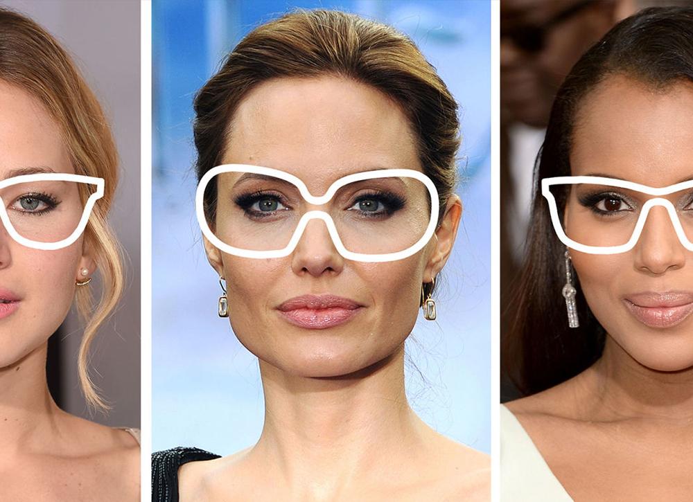 What style of glasses suits a square shape face