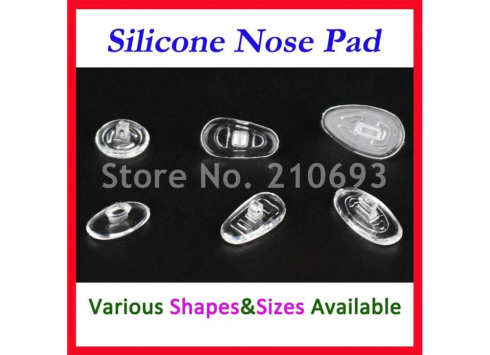 What are the different types of nose pads for eyeglasses?