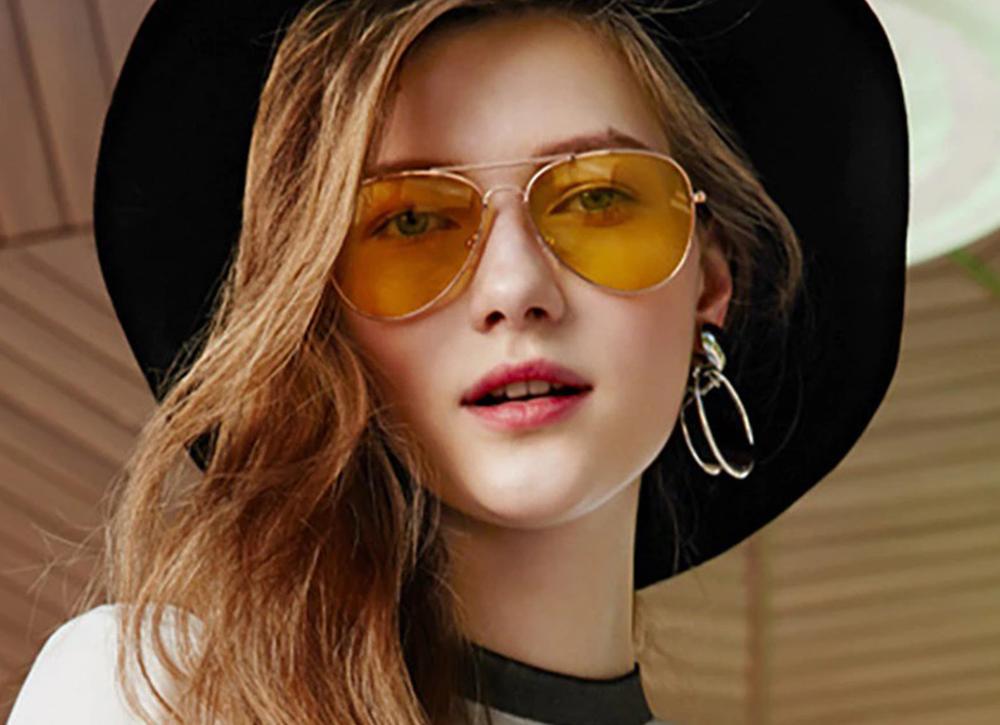 What do you think of the gold rimmed sunglasses for women?