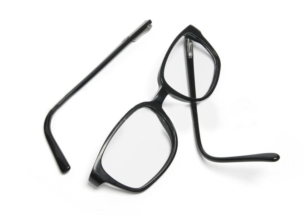 What should you do if your glasses are broken?