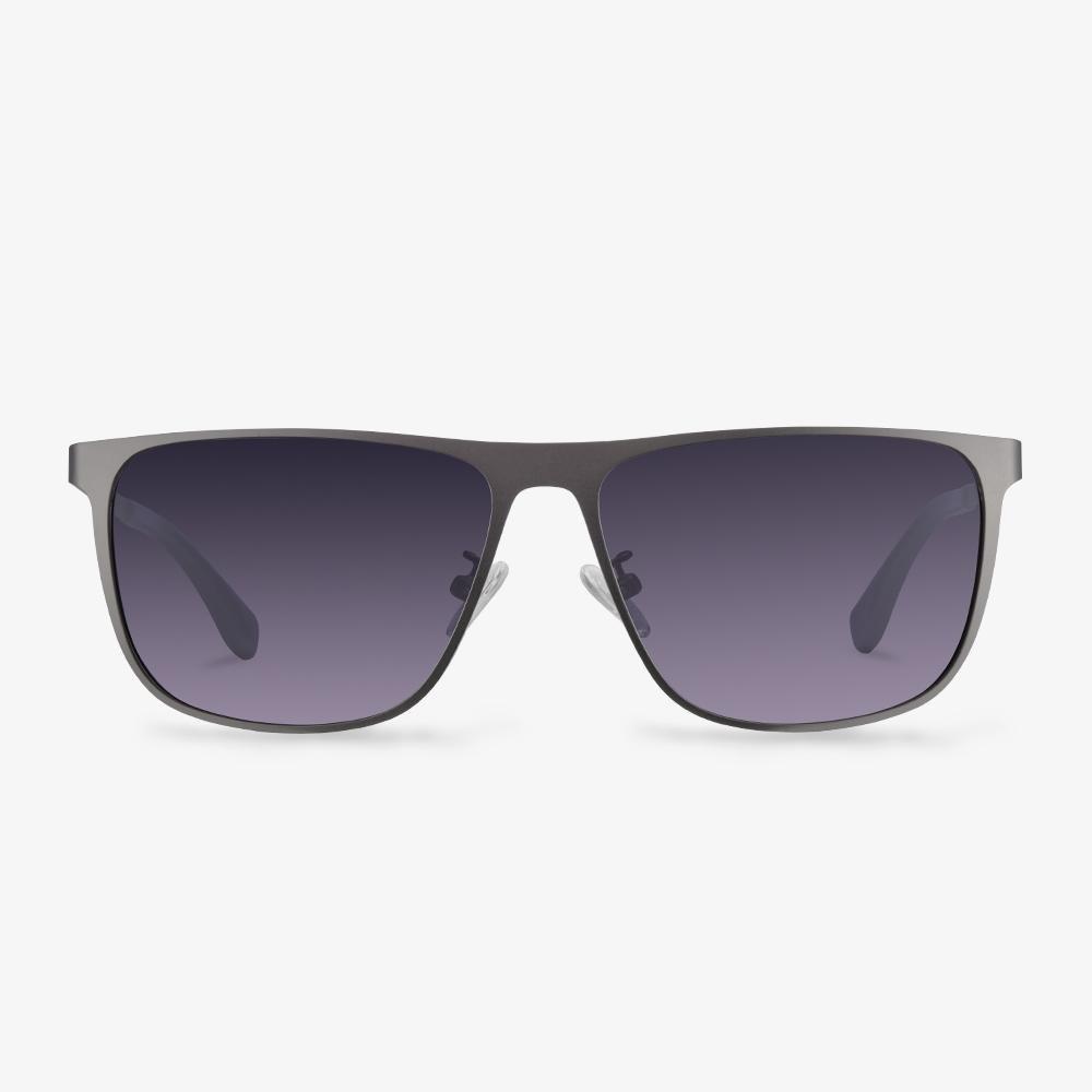 Black Rectangle Metal Sunglasses | KOALAEYE