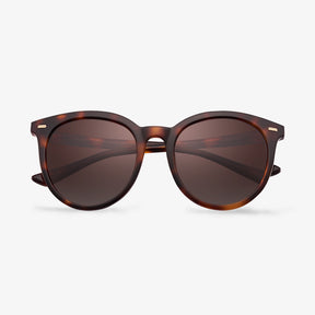 Tortoiseshell Round Frame Sunglasses | KOALAEYE