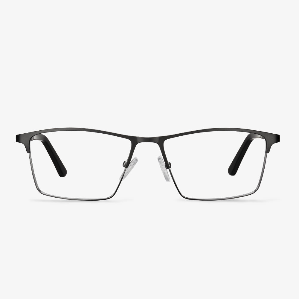 Black Rectangle Glasses - Baron | KoalaEye