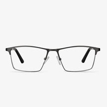 Black Rectangle Glasses - Baron | KoalaEye