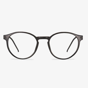 Thick Black Round Frame Glasses - Irma | KoalaEye
