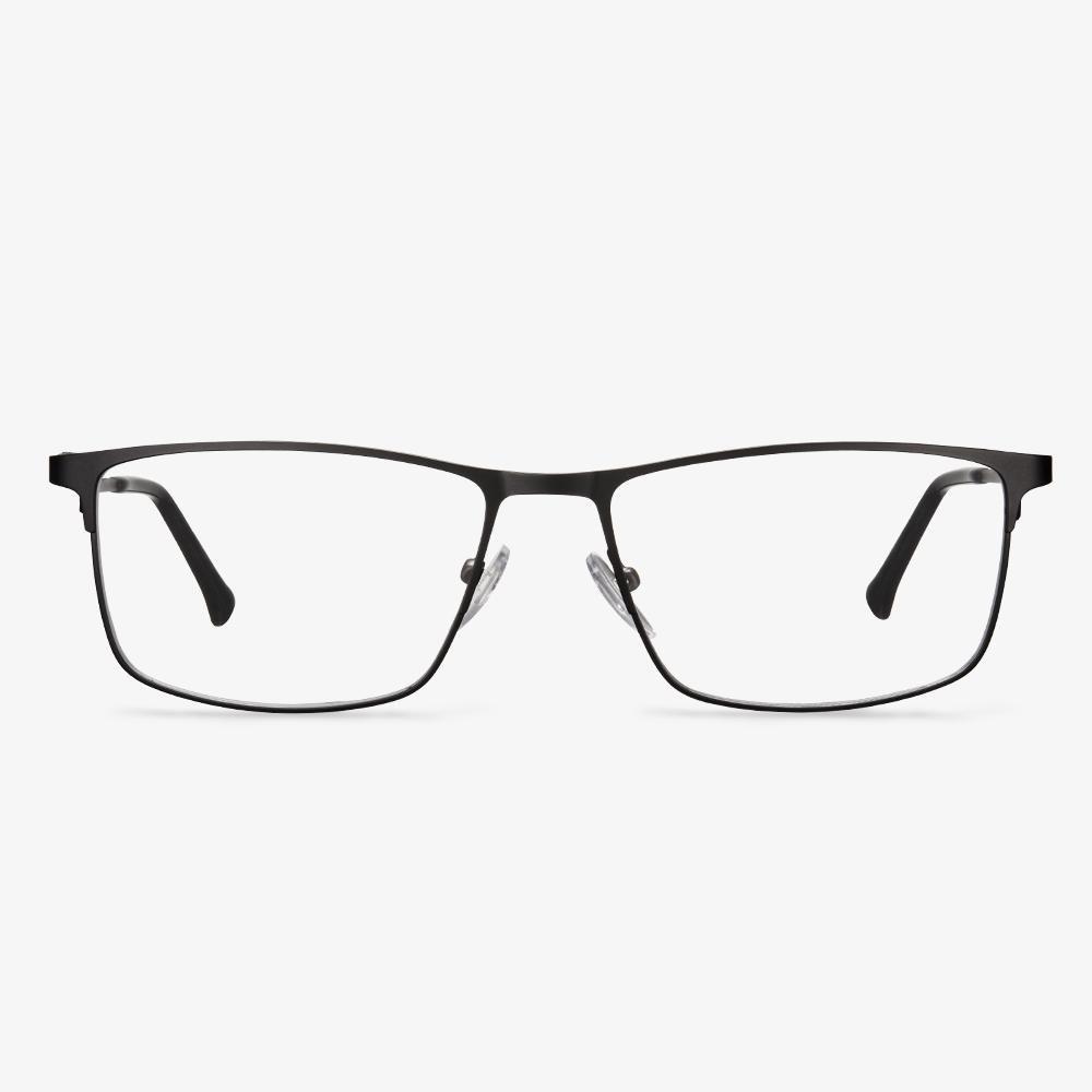 Black Rectangle Glasses - Lucien | KoalaEye