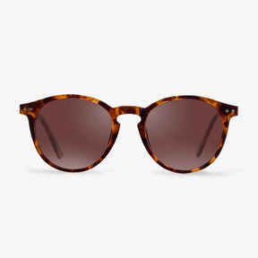 Blue Round Frame Acetate Sunglasses | KOALAEYE