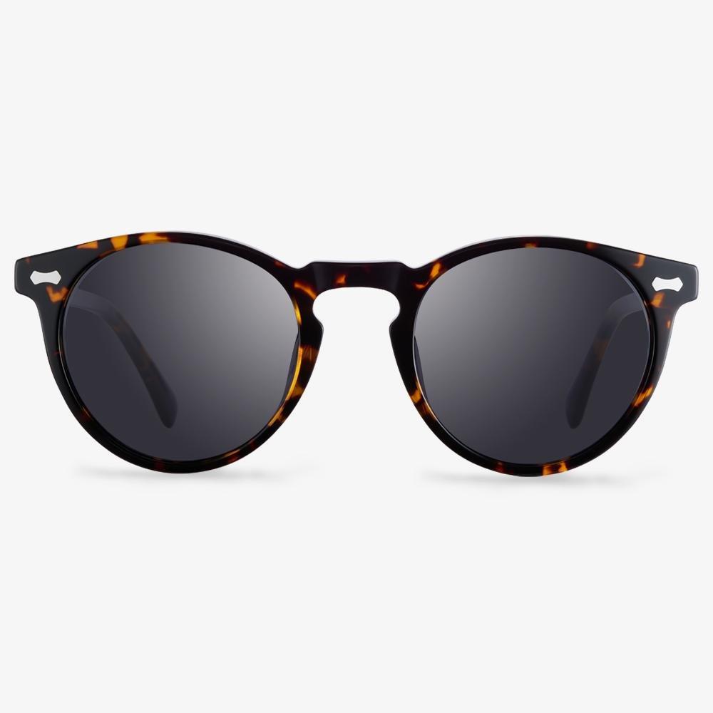 Tortoiseshell Frame Round Sunglasses  | KOALAEYE