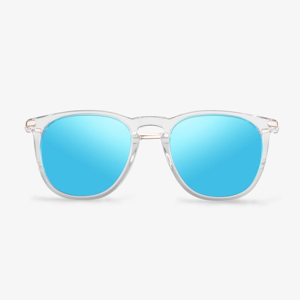 Fun - Round Glitter Clear Frame Sunglasses | Eyebuydirect