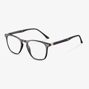 Black Acetate Square Frame Eyeglasses - Carey | KoalaEye