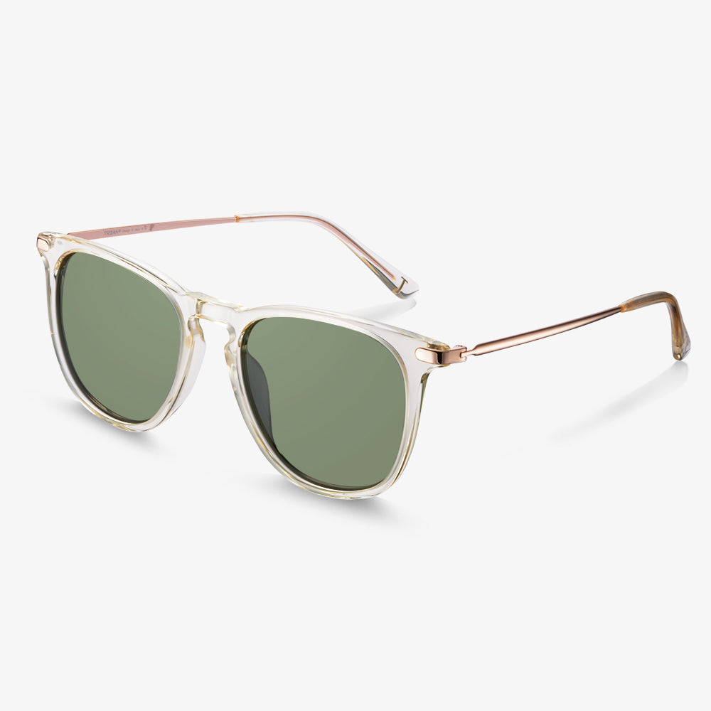 Translucent Acetate Round Frame Sunglasses  | KOALAEYE