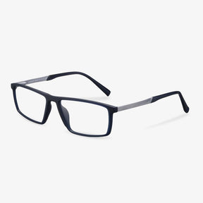 Rectangle Black Frame Eyeglasses- Triste | KoalaEye