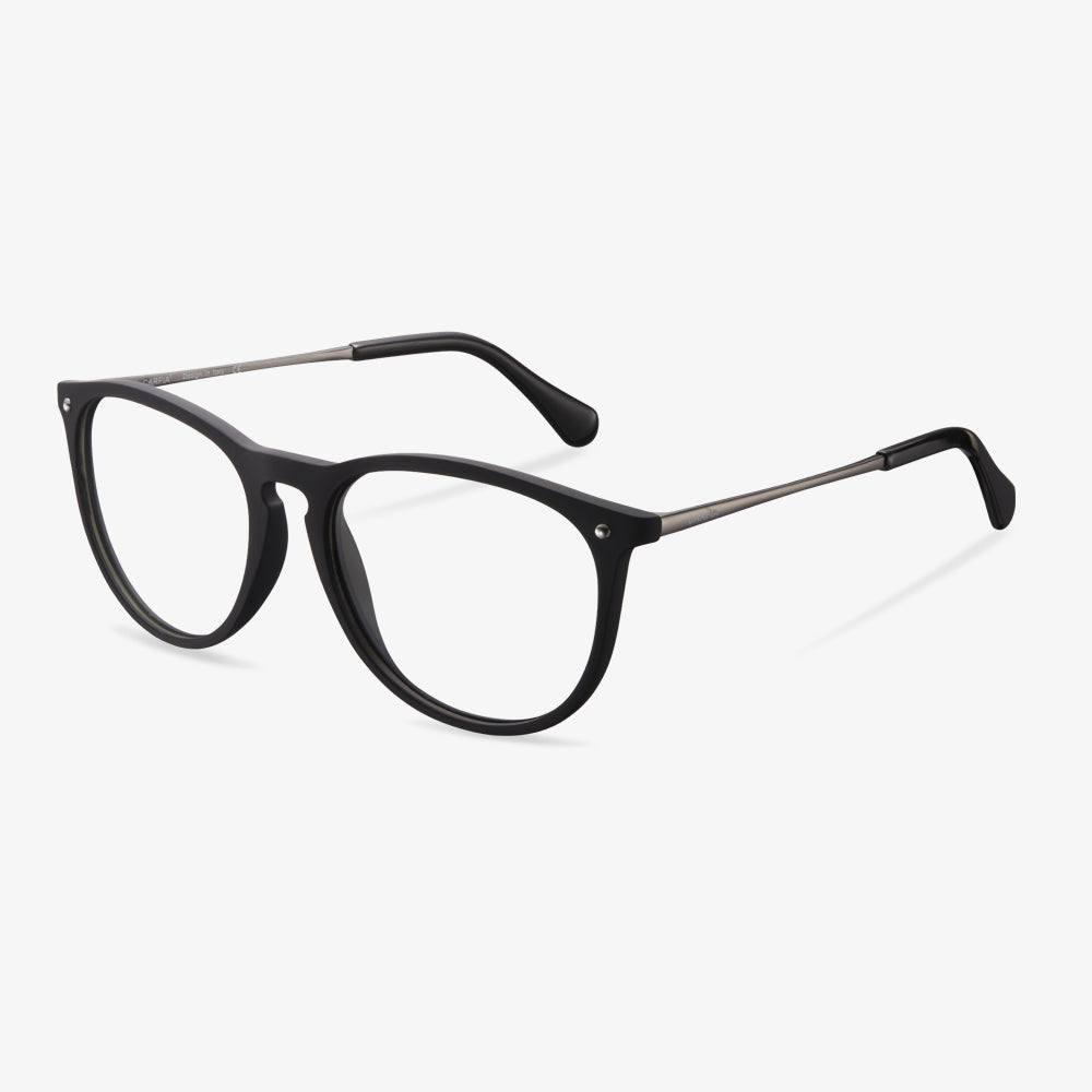 Matte Black Eyeglasses- Everylove | KoalaEye