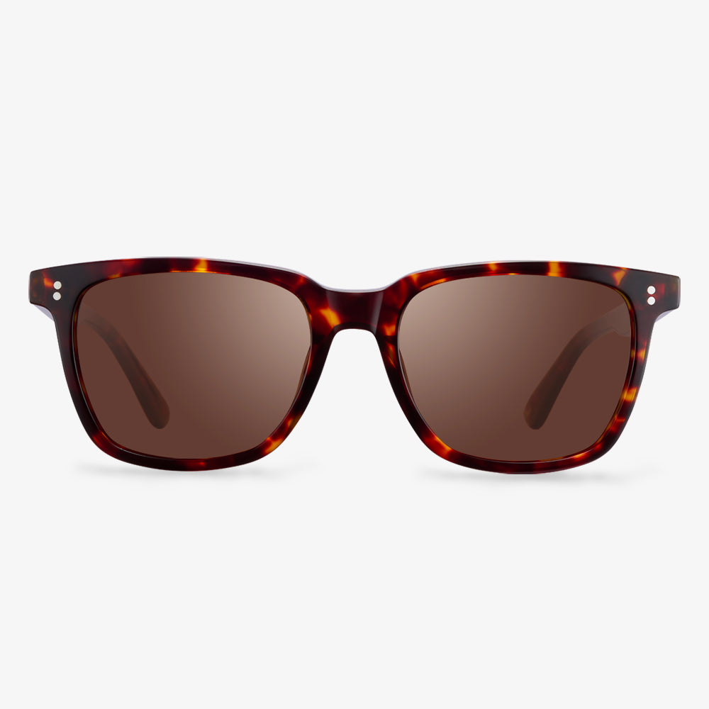 Tortoiseshell Frame Square Sunglasses  | KOALAEYE