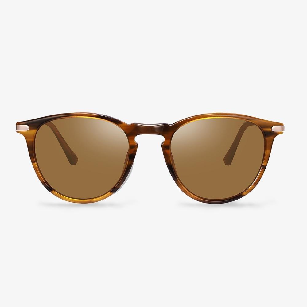 Translucent Green Round Frame Sunglasses  | KOALAEYE