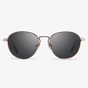 Gold Round Frame Sunglasses  | KOALAEYE