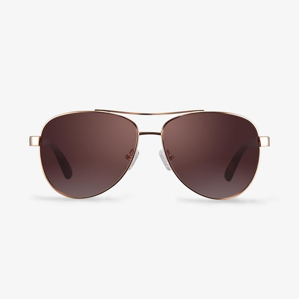 Gold Metal Aviator Sunglasses | KOALAEYE