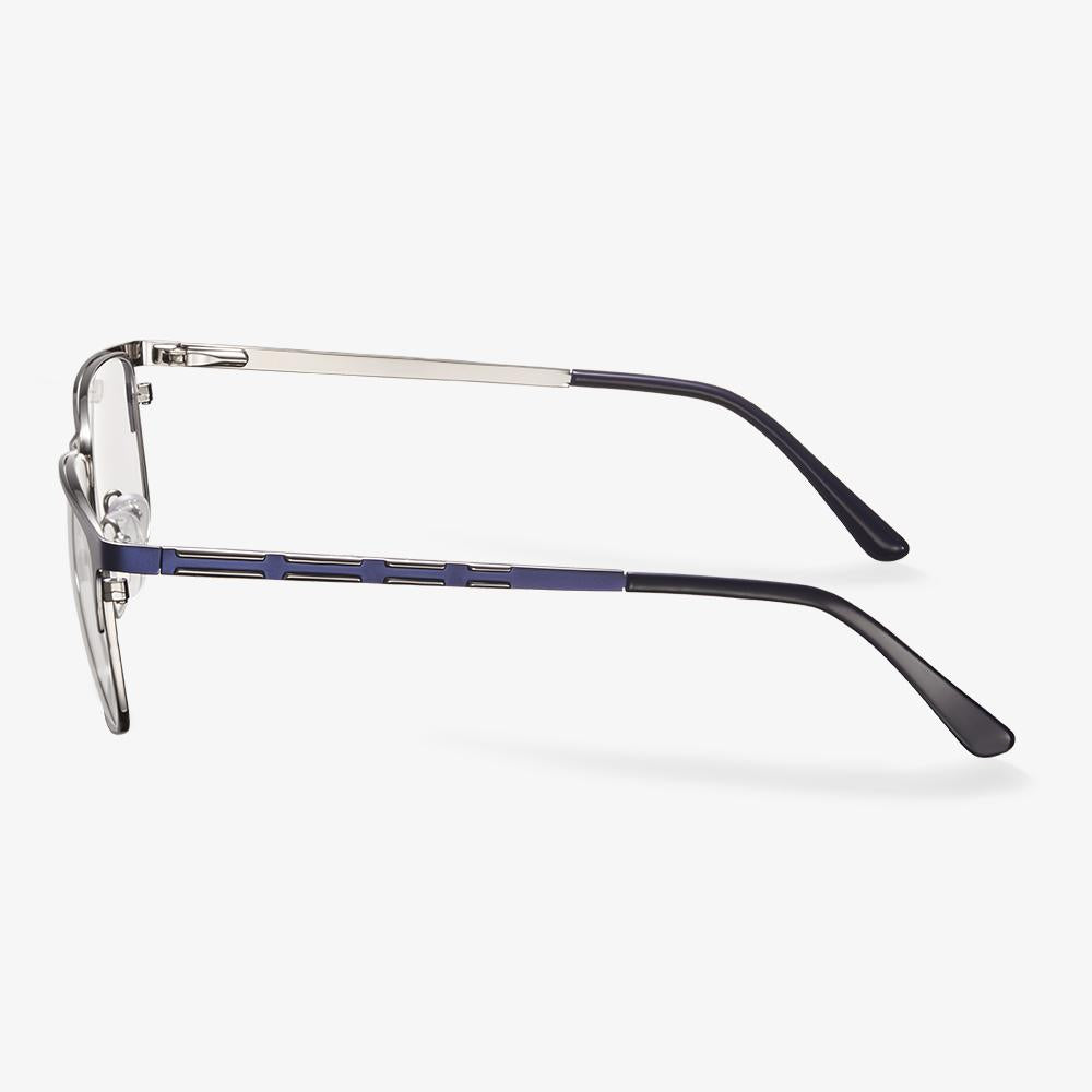 Blue Full-Rimmed Rectangular Eyeglasses - Horace | KoalaEye