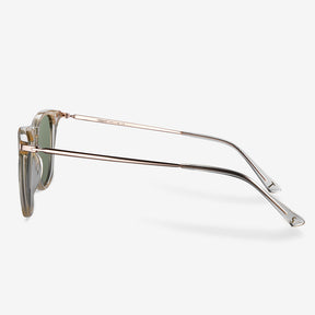 Translucent Acetate Round Frame Sunglasses  | KOALAEYE