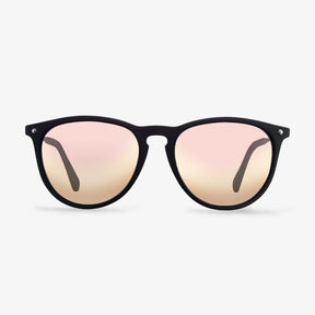 Matte Black Round Sunglasses  | KOALAEYE