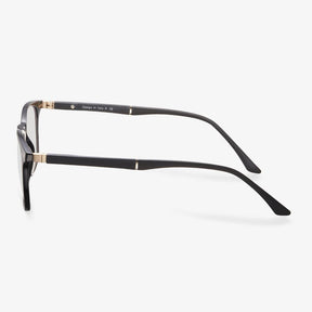 Black Acetate Square Frame Eyeglasses - Carey | KoalaEye