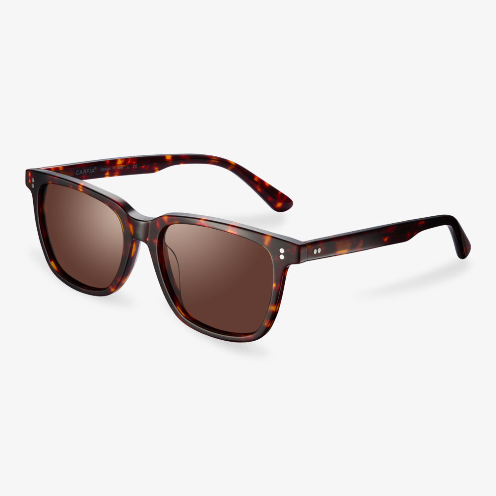 Tortoiseshell Frame Square Sunglasses  | KOALAEYE