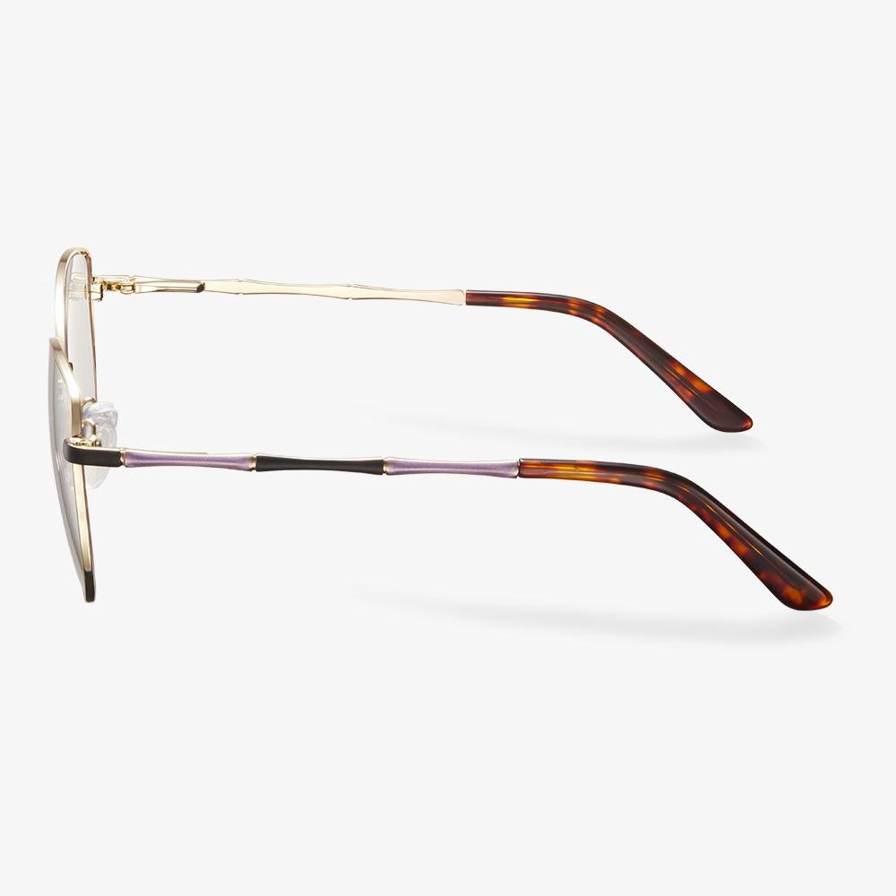 Light Gold Cat Eye eyeglasses frame-Leah | KoalaEye