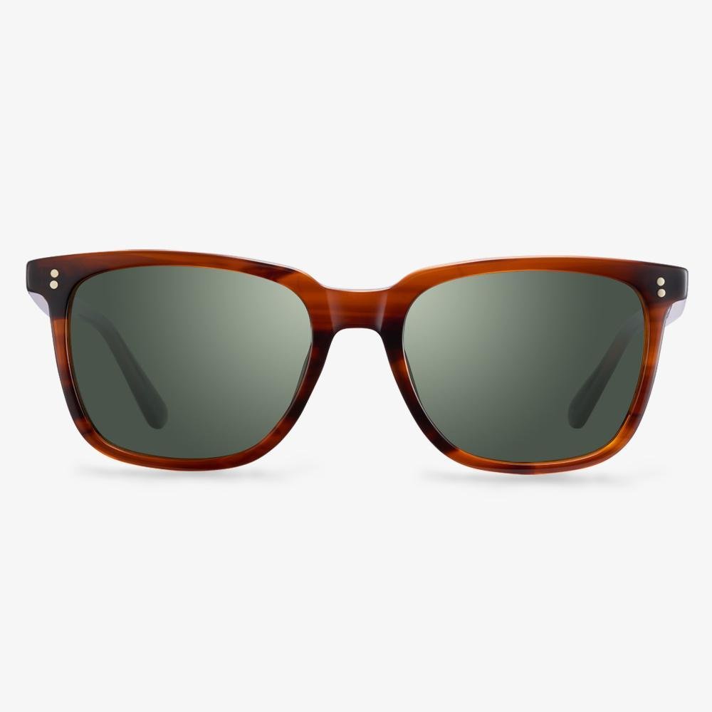 Tortoiseshell Acetate Square Sunglasses | KOALAEYE