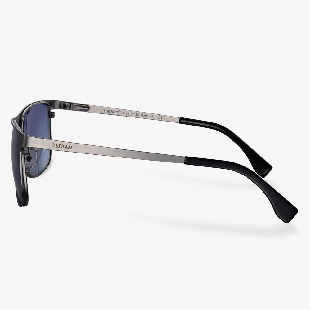 Bronze Metal Frame Rectangle Sunglasses | KOALAEYE