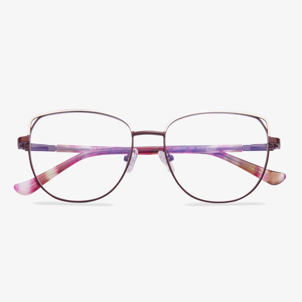 Cat Eye Purple Vintage Eyeglasses - Olivia | KoalaEye