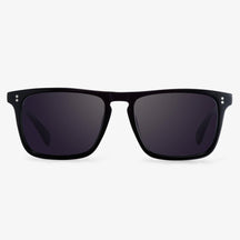 Black Acetate Rectangular Sunglasses  | KOALAEYE