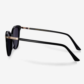 Black Acetate Cat-Eye Sunglasses  | KOALAEYE